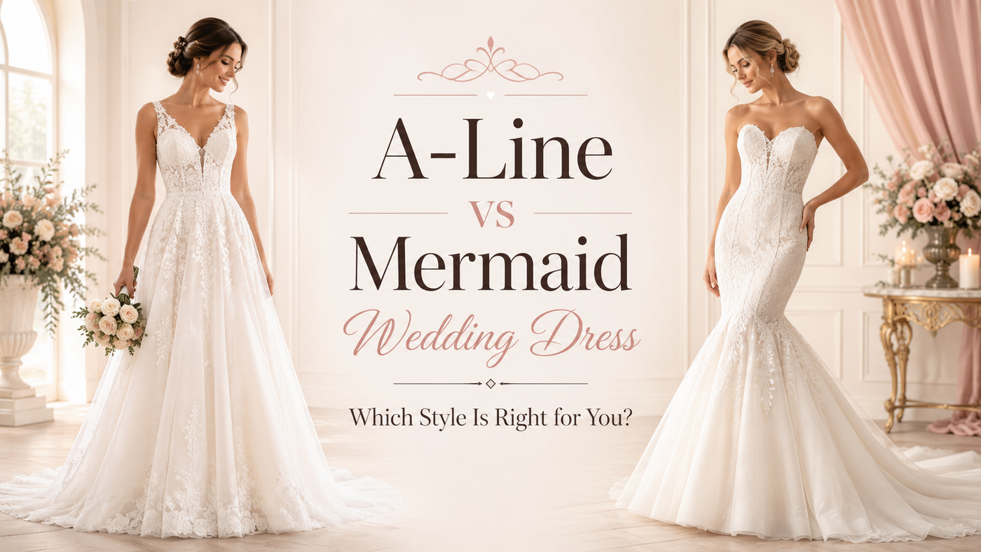 A-Line vs Mermaid Wedding Dress: Which Style Is Right for You?