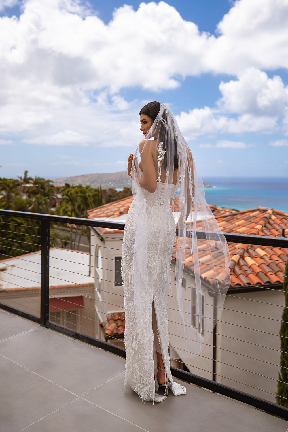 Exquisite 1.5x1.5m Mesh Veil Bundle with Guipure Embroidery and Beads/Sequins