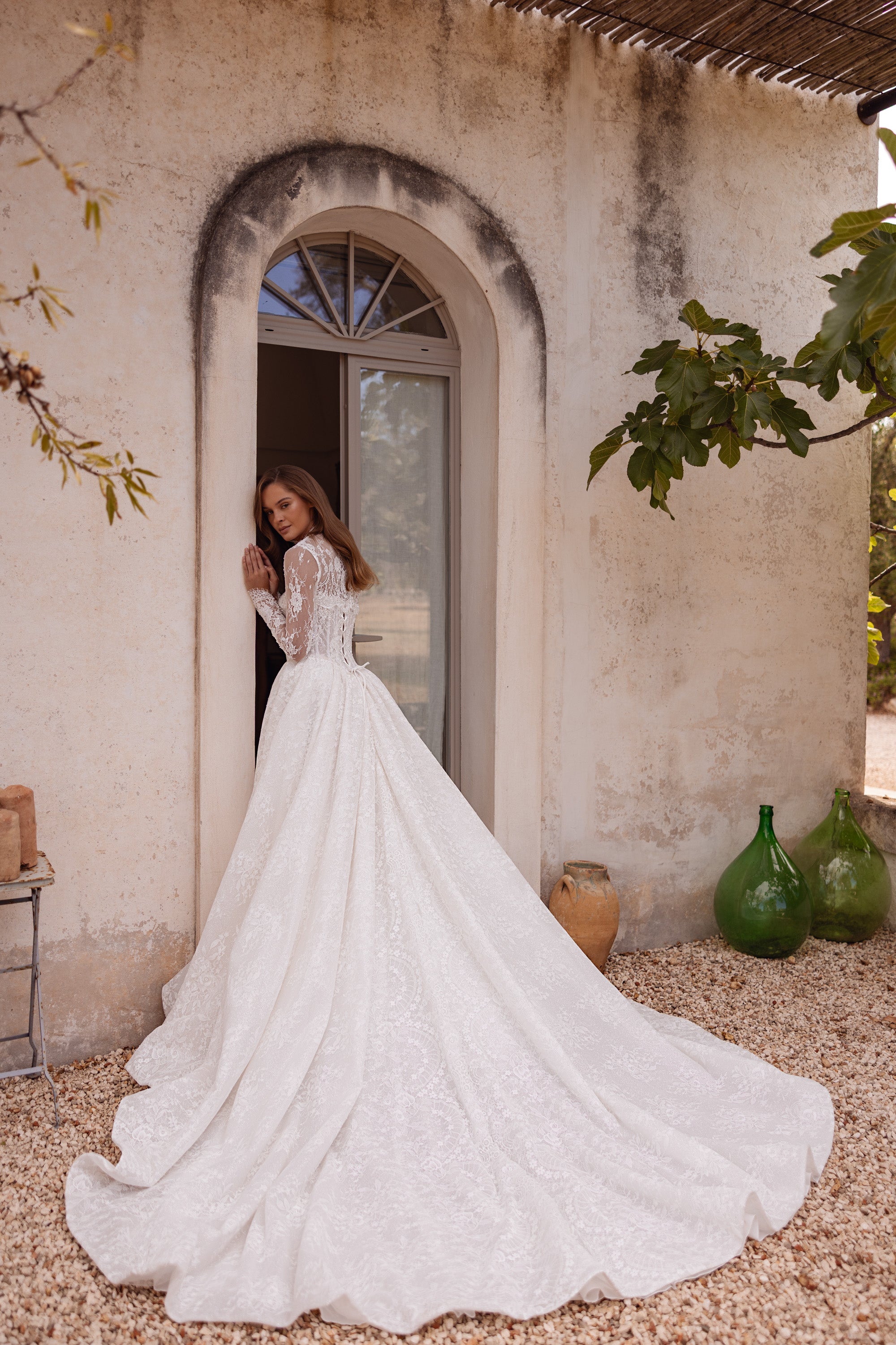 2-in-1 Sweetheart Lace Ball Gown Wedding Dress with Detachable Bolero