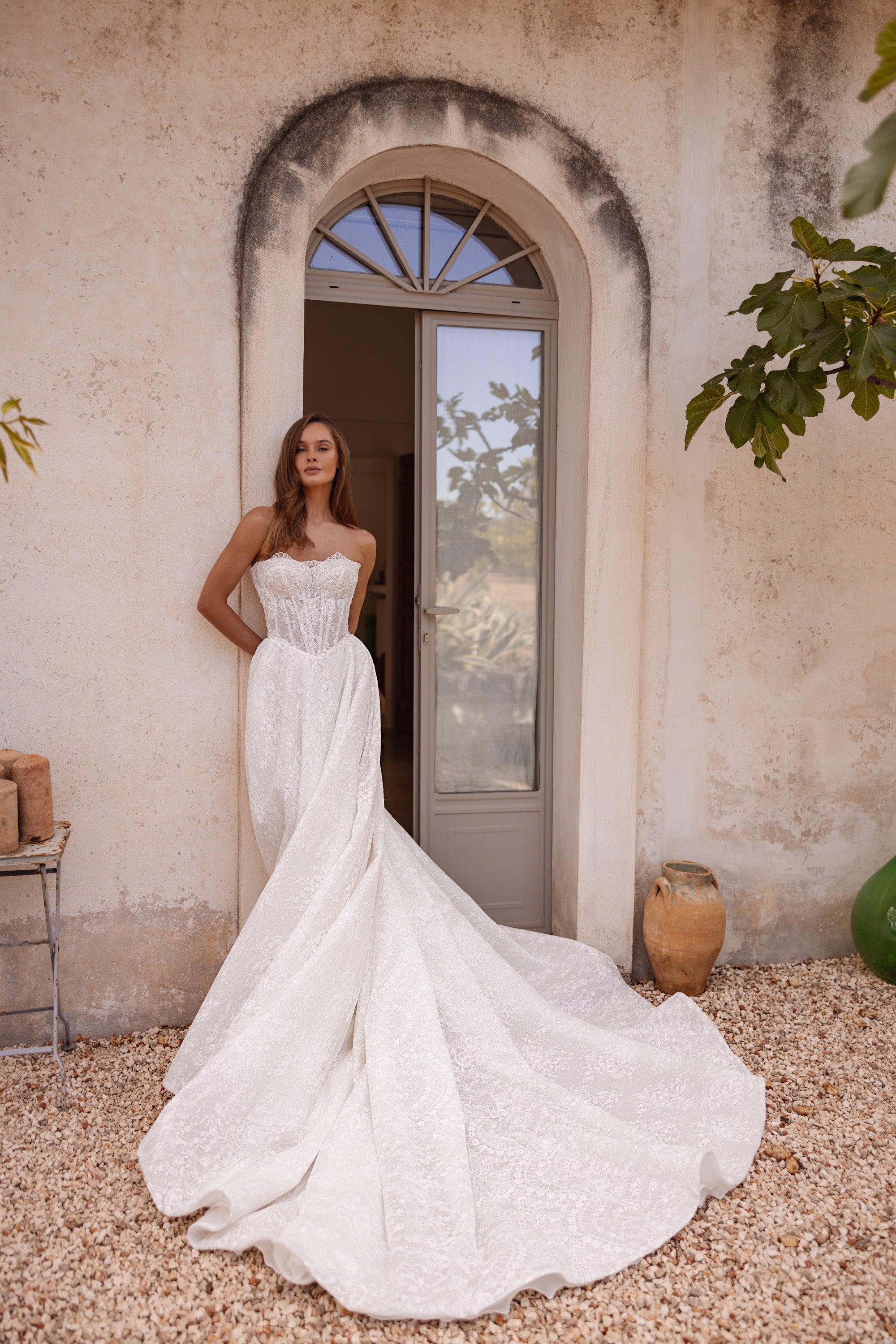 2-in-1 Sweetheart Lace Ball Gown Wedding Dress with Detachable Bolero