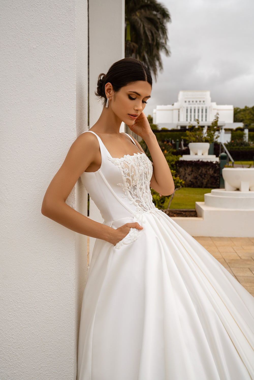 royal satin wedding dress Leilani Wedding Dress Bridal and Formal