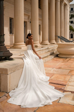 Madison Detachable Train Wedding Dress