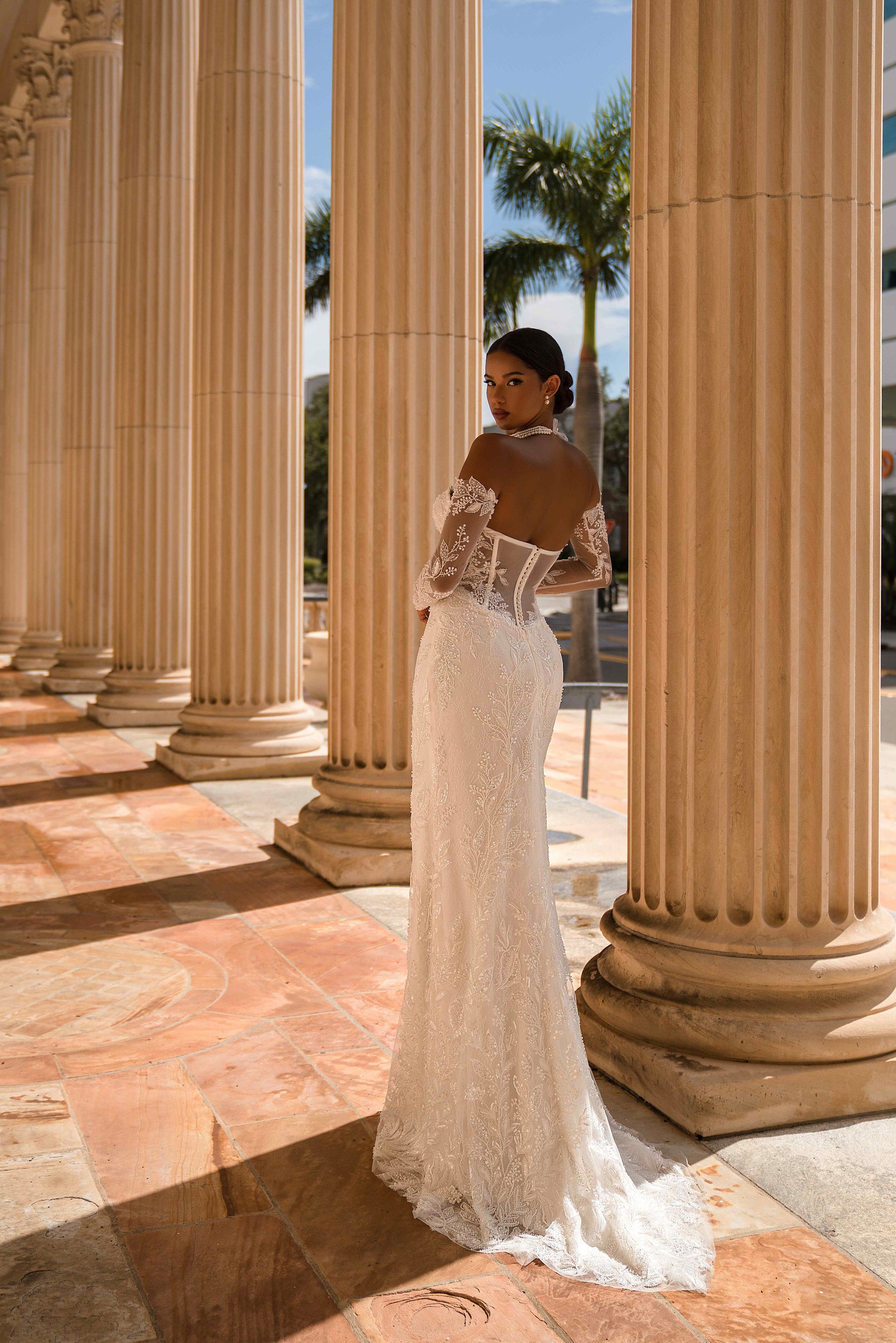 Madison Detachable Train Wedding Dress