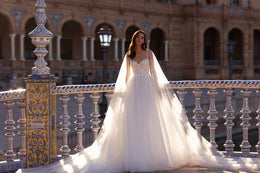 A-Line Wedding Dress with Beaded Sweetheart Bodice