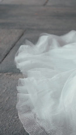 Elegant Spaghetti Strap V-Neck Bridal Dress with Waist Belt and Beaded Open Back