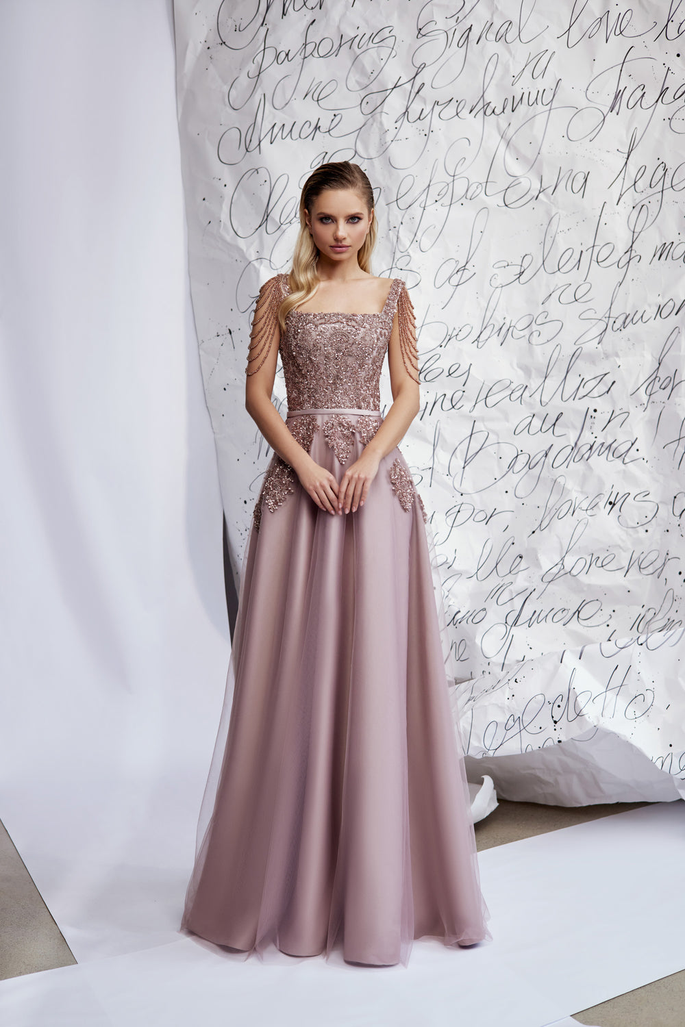 Women's Tea-Length Sheath Silhouette Party Dress