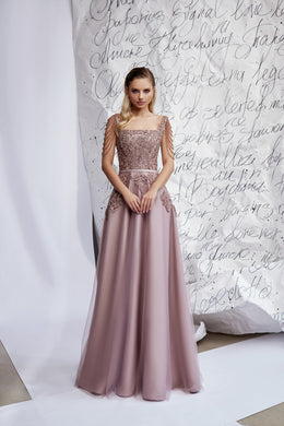 Women's Tea-Length Sheath Silhouette Party Dress