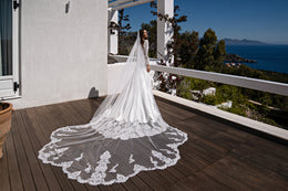 Mermaid Wedding Dress with Detachable Lace Sleeves