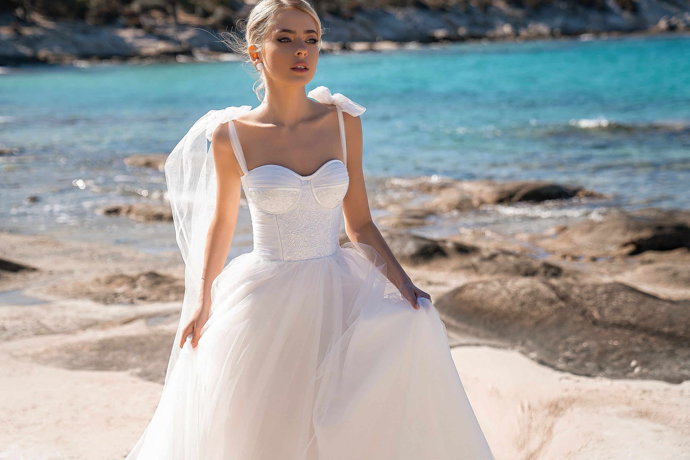 A-Line Wedding Dress with Sweetheart Bodice