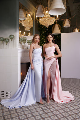 Women's Evening Dress Mermaid Style with Train
