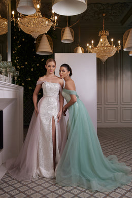 Two-in-One Party Dress with Removable Tulle Skirt - Perfect for Any Occasion!