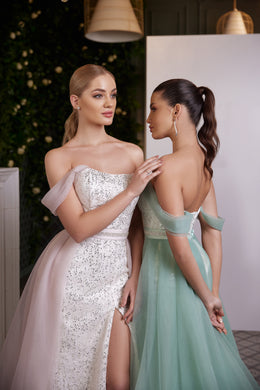 Two-in-One Party Dress with Removable Tulle Skirt - Perfect for Any Occasion!